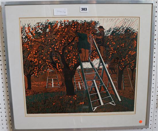 Picture - Fruit Pickers, by Trevor Kemp